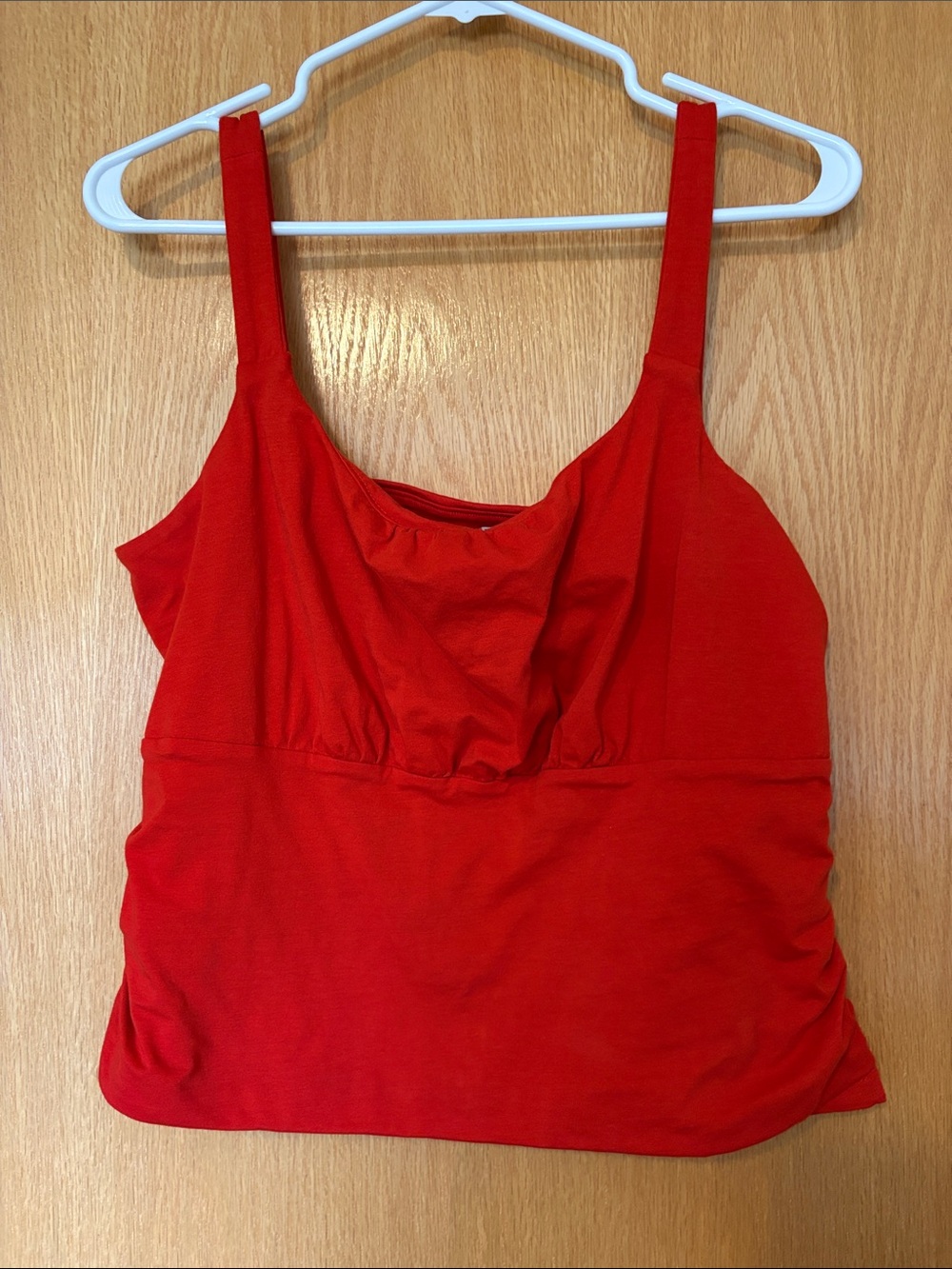 Solid Red crop Tank Top Cami